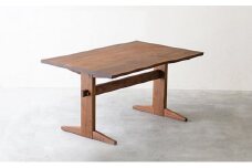 ダイニング テーブル 木製 無垢 ウォールナット ウォルナット 幅 120 秋山木工 家具 シンプル ナチュラル おしゃれ 国産  リビング キッチン 耳付き 藤枝家具 木材 木工 雑貨 インテリア  静岡県 藤枝市 
