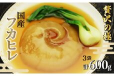 フカヒレ 姿煮 スープ 200g× 3個 計 600g セット 吉切鮫 湯煎 簡単調理 冷凍 真空パック 本格 中華 料理 おかず 高級 食材 レトルト コラーゲン グルメ 珍味 鱶鰭 ギフト 贈答用 贈り物 プレゼント 静岡県 藤枝市 