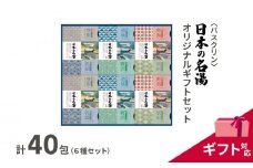 入浴剤 セット バスクリン 日本の名湯 40包 オリジナル ギフト 加工包装 セット 炭酸 薬用  贈り物