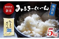 令和6年産 新米 無洗米 ミルキークイーン 5kg 静岡県産 精米 白米 お米 おこめ ご飯 ごはん 国産 産地直送 静岡県 藤枝市 ふるさと人気 