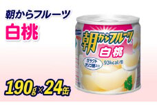 フルーツ 缶詰 白桃 24缶 朝からフルーツ はごろもフーズ 果物 もも モモ ピーチ くだもの 缶詰め 非常食 常備 保存食 備蓄 静岡県 藤枝市 