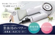 ドライヤー ケアライズ 折りたたみ 式 プロドライヤー  強風 タイプ 【 TF-2602 】 ダメージ 軽減 温風 冷風 優しい 髪 ヘアケア 強力 風量 調節 3段階 プロ仕様 