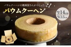 バームクーヘン 機械屋さんの オリジナル バウムクーヘン プレーン 洋菓子 スイーツ 焼菓子 お菓子 ギフト プレゼント 贈答 対応可能 オンライン決済限定 藤枝市 静岡県