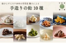 飴 10種 10袋 黒糖 げんこつ きなこ たんきり 氷砂糖 ニッキ 苺 はちみつ みかん 抹茶 酒まんじゅう アメ 個包装 おかし お菓子 おやつ 昔ながら 間食 食べ比べ スイーツ 老舗 ご当地 静岡県 藤枝市 甘信堂製菓