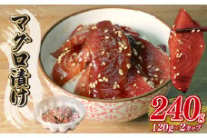 マグロ 漬け 120g以上×2個 鮪 漬け 丼 茶漬け 刺身 静岡県 藤枝市