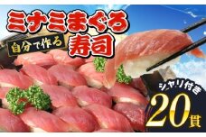 寿司 マグロ 南 まぐろ 20貫 セット 中トロ 5枚 赤身 15枚 ミナミまぐろ 握り 南鮪 南まぐろ ミナミマグロ すし 加納商店 静岡県 藤枝市