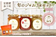【全3回定期便】 ジャム 詰め合わせ 無添加 旬 3種 セット 英国 マーマレード アワード 受賞 国産 フルーツ やまゆ スイーツ ギフト 贈り物 季節 静岡県 藤枝市 トースト パン 朝食 朝ご飯