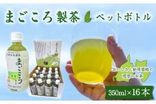 まごころ製茶 ペットボトル 350ml 16本 セット お茶 藤枝茶 緑茶 日本茶 飲料 持ち運び 便利 ペットボトル茶 微粉末緑茶 カテキン ご褒美 贈答 プレゼント 静岡県 藤枝市