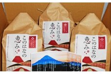 御殿場コシヒカリ・特別栽培米『このはなの恵み』２キロ詰を３袋のセット◇