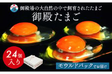 御殿たまご 赤たまご 24個入（破損保障含む）（6個入モウルドパック×4P入）◇ ｜ 卵 タマゴ 玉子 たまごかけご飯 生卵 鶏卵 卵焼き 国産 御殿場産 ※北海道・沖縄・離島への配送不可