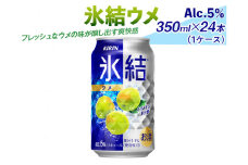 氷結ウメ　350ml×24本（1ケース）｜お酒 チューハイ 梅　※着日指定不可 ◇