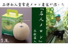 クラウンメロン”名人メロン”　１玉入