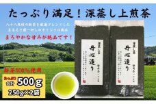 たっぷり満足！深蒸し上煎茶（250g×2袋）