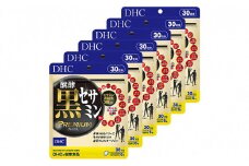 DHC 醗酵 黒セサミン プレミアム 30日分×6個セット サプリメント 健康食品 サポート ビタミン 健康 ヘルシー サプリ 加齢 老化 美容 人気 厳選 ごま ゴマ 中高年