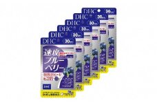 DHC 速攻 ブルーベリー 30日分×6個セット アントシアニンサプリメント 健康食品 ビタミン 健康 ヘルシー サプリ 美容 老化 加齢 人気 厳選 視力 かすみ 老眼 回復 サポート 中高年 眼精疲労 老眼