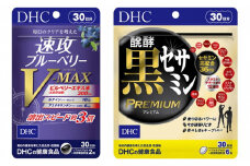 DHC 速攻ブルーベリーV-MAX＆醗酵黒セサミンプレミアム 30日分セット アントシアニン サプリメント 健康 加齢 老化 中高年 視力 老眼 サポート 眼精疲労 ヘルシー サプリ 美容 人気 厳選 ごま 袋井市