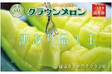 『クラウンメロン 訳あり メロン 1玉』 静岡 マスクメロン 傷 フルーツ 果物 デザート