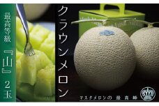 【3ヶ月定期便】クラウンメロン（山等級）２玉入