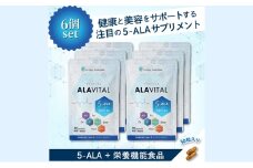 アラヴァイタル（5-ALAサプリメント）30粒入り おまとめ6個セット 健康食品 アミノ酸 健康 ヘルシー  美容 人気 厳選  袋井市
