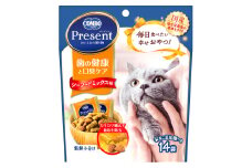 《ペットフード》日本ペットフード コンボプレゼント キャットおやつ 歯の健康と口臭ケア 42g(小分け14袋入り)×30袋(ケース)