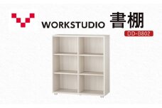WORKSTUDIO 書棚  DD-B802WN バルバーニ 国産 家具 木製 収納 棚 勉強 書斎 絵本棚 シンプル デザイン 静岡 袋井市