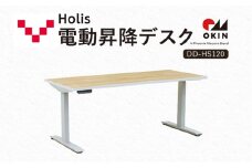 Holis 電動昇降デスク DD-HS120/NW バルバーニ リモートワーク 在宅 テレワーク パソコンデスク 電動 昇降 OKIN ワークデスク 収納 書斎 静岡 袋井市