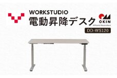 WORKSTUDIO 電動昇降デスク  DD-WS120WNW バルバーニ リモートワーク 在宅 テレワーク パソコンデスク 電動 昇降 OKIN ワークデスク 収納 書斎 静岡 袋井市