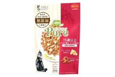 コンボ ピュア キャット 15歳以上用 まぐろ味・鶏肉・かつお節添え 200g ｘ12(ケース単位) キャットフード