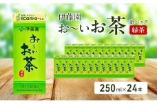 お～いお茶 緑茶 紙パック 250ml×24本 お茶 飲み物 飲料 国産茶葉 伊藤園 静岡県 袋井市