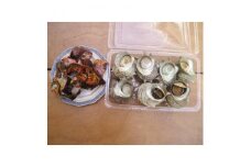 ＜伊豆の恵み2種　Aセット＞ボイルサザエ・味噌汁用カット伊勢海老