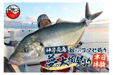 ＜神子元島＞　船でのコマセ釣り夢の大物釣り半日体験 [体験 釣り コマセ 海 船 旅行 レジャー 神子元島 下田 伊豆 兵助屋]