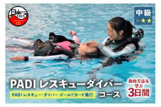 <ドラゴンレディ>すべてのダイバーが身につけておきたい!　PADI　レスキュー・ダイバー・コース(3日間) [ダイビング 資格取得 海 PADI レスキュー ダイバー コース 3日間 ライセンス保持者 アウトドア スポーツ アクティビティ マリンスポーツ レジャー 静岡 伊豆 下田 ドラゴンレディ]