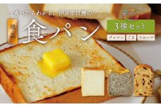 【ベーカリー＆酒ィーツおはな（ohana）】食パン３種セット｜パン 食パン まちのパン屋 冷凍 プルマン プレーン レーズンパン レーズン ゴマパン パン詰め合わせ 朝食 軽食 伊豆
