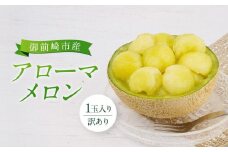 【訳あり】御前崎市産アローマメロン　1玉入り