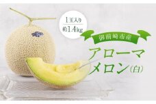 御前崎市産アローマメロン（白）1玉入り