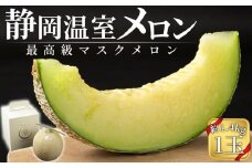 静岡温室メロン  M玉1玉約1.4kg 最高級のマスクメロン 山下メロン園 高級果実店に仕入るほどの自信のあるメロン  ギフト  メロン めろん 箱詰め フルーツ 果物  産地直送 甘いメロン 糖度 クラウンメロン 青肉 高級 百貨店