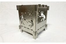 焚き火台【 煌ミニ 】（ キラメキミニ ） 焚き火 焚火台 ステンレス アウトドア キャンプ コンパクト 組み立て 日本製