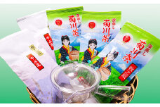 やぶきた深蒸し茶（2種類 計5本）と急須（1点）セット ｜ お茶 日本茶 やぶきた茶 緑茶 煎茶 深蒸し茶 透明急須 牧之原産 静岡茶 静岡県 菊川市