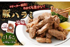 豚ハラミ塩味 1.6kg（160g×10袋） ｜ 豚 ブタ ハラミ 塩味 おかず おつまみ お肉 冷凍 静岡県 菊川市