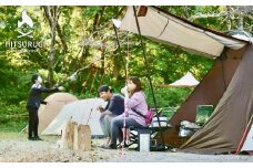 火剣山 キャンプ場 利用券 30,000円券 （1,000円券×30） キャンプ 癒し バンガロー トレーラーハウス レンタルBBQ テント ローラースライダー 