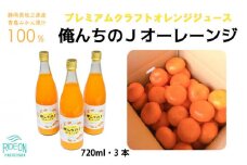 012-9　【プレミアム　クラフトジュース】俺んちのＪオーレーンジ　720ml×2本 / オレンジジュース 無添加 美容と健康 テロワール