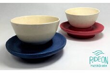 140-1　色漆　茶托2枚セット