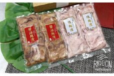 141-1　するめいか塩麹漬 250g×2＆醤油麹漬 250g×2 セット