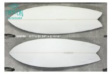 002-4　小川　昌男シェープ　Restart サーフボード（リスタートサーフボード）　超軽量EPS製Fishモデル