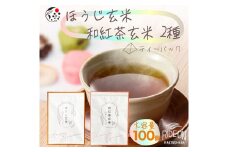 054-23　大容量アレンジ玄米茶 ティーバッグ ２種