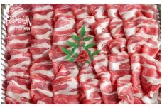 047-31　遠州黒豚　肩ロース　しゃぶしゃぶ肉　640ｇ