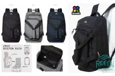 【ブラック】Revolla 2way　ボストンリュック男女兼用26リットル ボストンバック リュック 旅行 通勤 通学 出張 1泊 2泊 スポーツ アウトドア ジム トラベル メンズ レディース 学生 ビジネス 通気性 利便性 機能性 タブレット収納 PC収納 A4 耐久性 撥水 軽量 ナイロン 出張 軽量  小旅行 おしゃれ おすすめ 人気 機能性 静岡 県 牧之原 市 Revolla