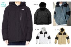 005-53 【ブルーグレー・XL】Revolla　撥水ストレッチ中綿フードジャケット