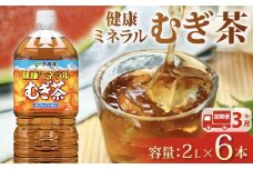 【定期便3か月】 健康ミネラル むぎ茶 2L × 6本 3回 お届け お茶 ペットボトル 飲料 ペットボトル飲料 おちゃ 麦茶飲料 お茶飲料  ちゃ 飲み物 茶 アウトドア 日常 常備 備蓄 防災 防災備蓄 防災用品 災害 生活必需品 消耗品 非常用 災害対策 保存 保管 ストック 日用品 水分補給 箱 箱買い まとめ買い おすすめ 静岡茶 飲料水 美味しい お～いお茶 伊藤園 牧之原市 静岡県