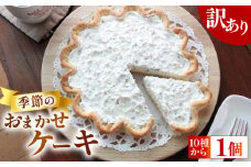  訳あり 季節の ケーキ おまかせ 1種 手作り ケーキ デザート スイーツ 洋菓子 おやつ ギフト 贈り物 絶品 サンフランシスコパイハウス 静岡県 牧之原市 【離島配送不可】